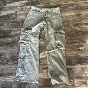Men's Grey Cargo Pants